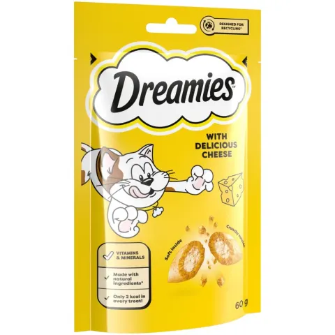 Dreamies with Delicious Cheese 60g