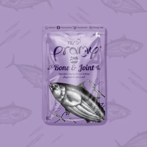 Pramy Functional Bone & Joint Tuna Topping Chicken in Shirasu Recipe 70g