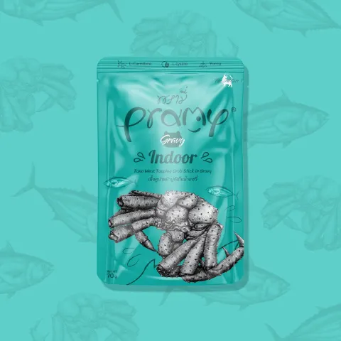 Pramy Functional Indoor Tuna Topping Kanikama Recipe 70g