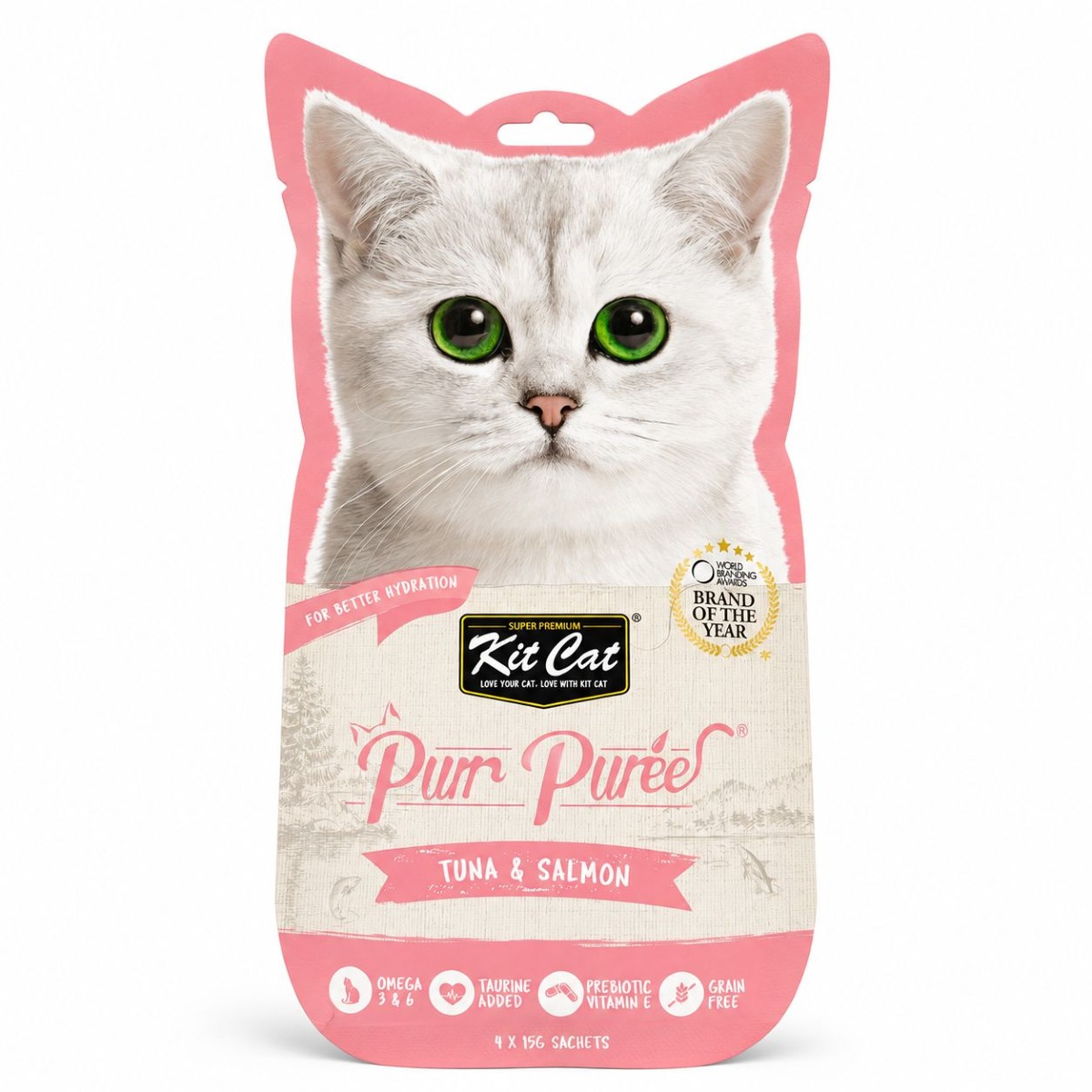 Kit Cat Purr Puree Tuna & Salmon (60g)