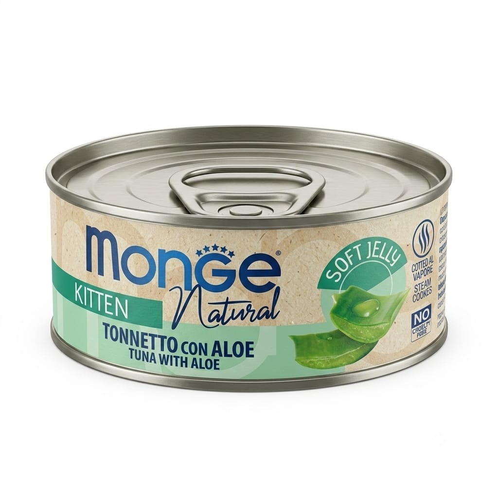Monge Kitten Natural Tuna with Aloe Soft Jelly
